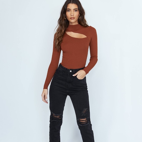 Princess Poly Azalea Bodysuit in Brown - Picture 2 of 4